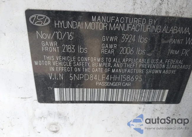 5NPD84LF4HH158695: 44100290