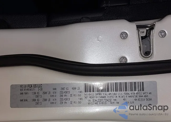 3C4NJDCB7LT234232: 44100390