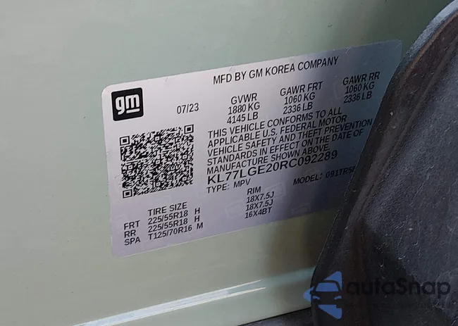 KL77LGE20RC092289: 44100524