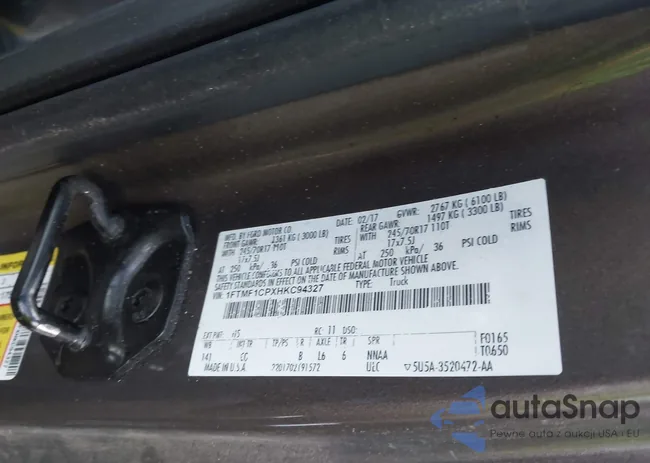 1FTMF1CPXHKC94327: 44101683