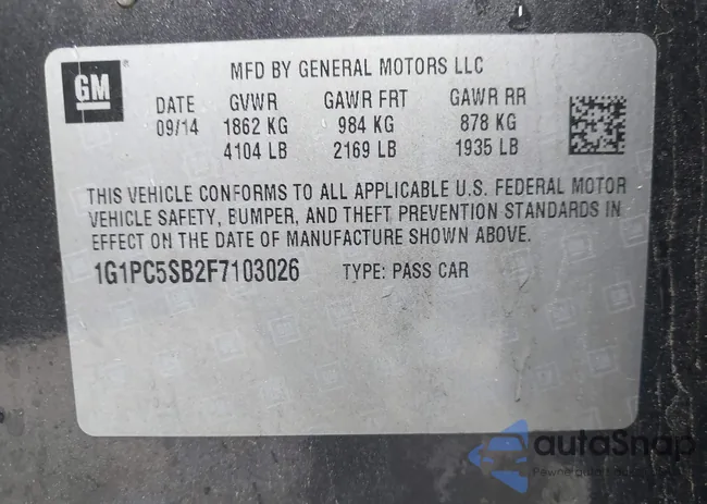 1G1PC5SB2F7103026: 44101688