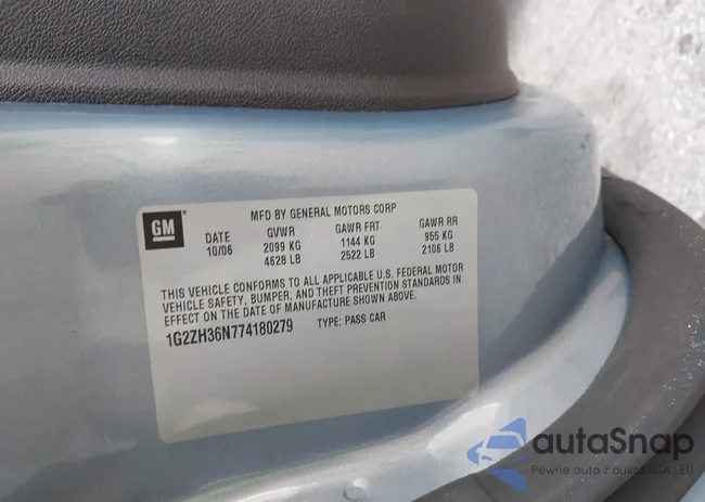 1G2ZH36N774180279: 44101804