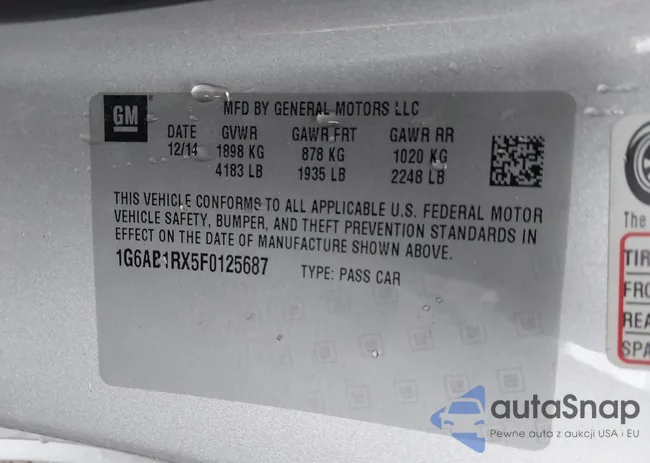 1G6AB1RX5F0125687: 44101839