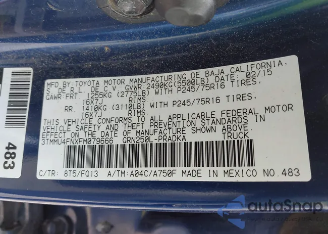 3TMMU4FNXFM079666: 44101997