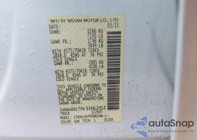 1N6BA0EC7FN506202: 44101213