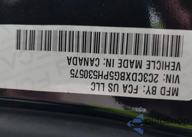 2C3CDXBG5PH530575: 44101253