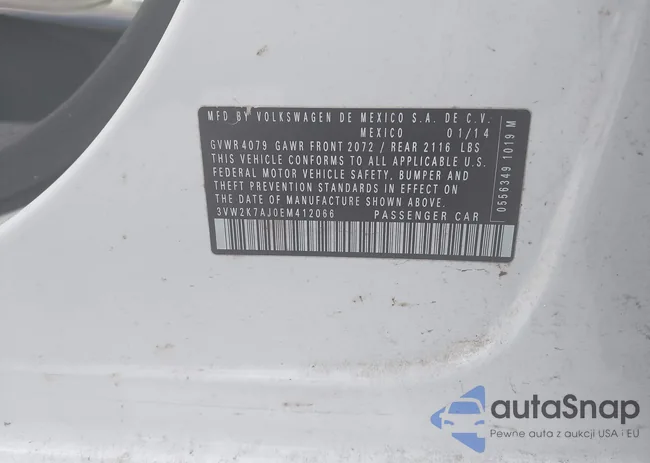 3VW2K7AJ0EM412066: 44101368