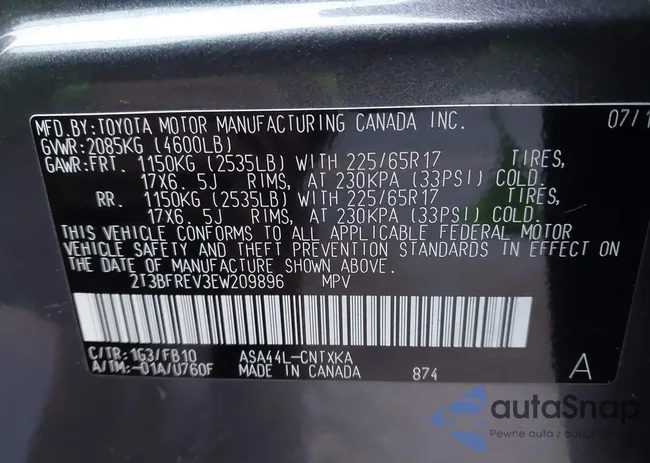 2T3BFREV3EW209896: 44101476