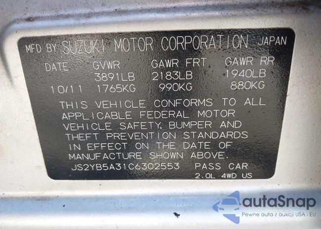 JS2YB5A31C6302553: 44102694