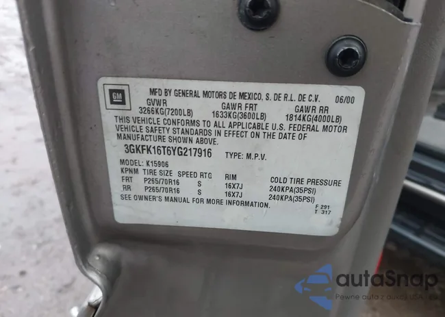 3GKFK16T6YG217916: 44102879