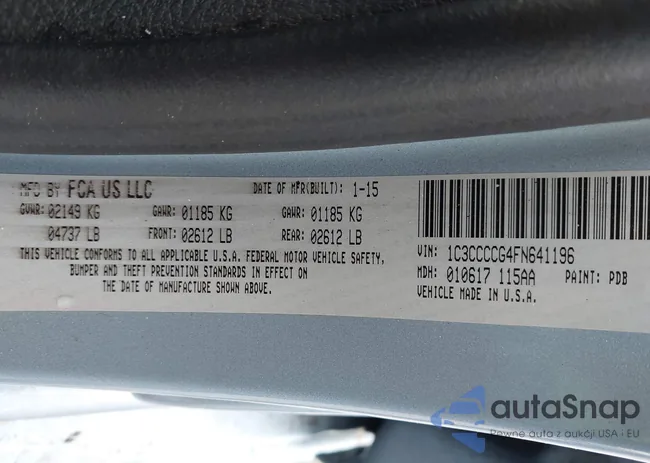 1C3CCCCG4FN641196: 44103133