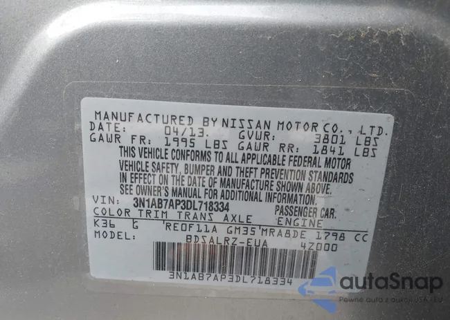 3N1AB7AP3DL718334: 44102373