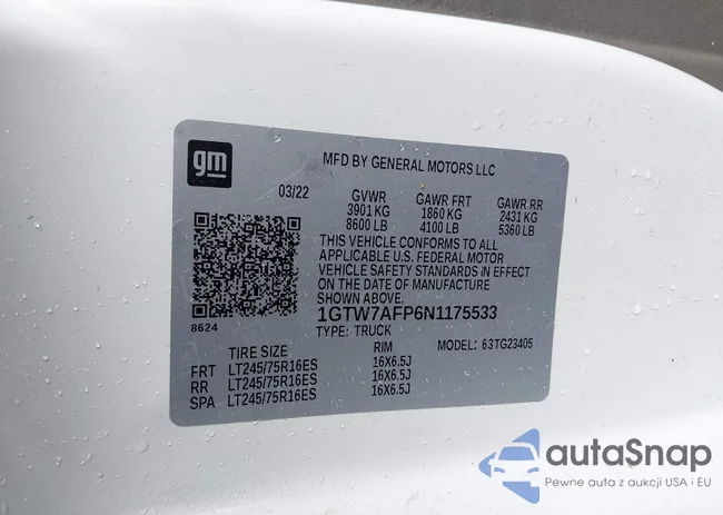 1GTW7AFP6N1175533: 44102441