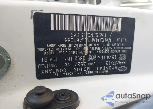 KMHCU4AE1DU461088: 44103564