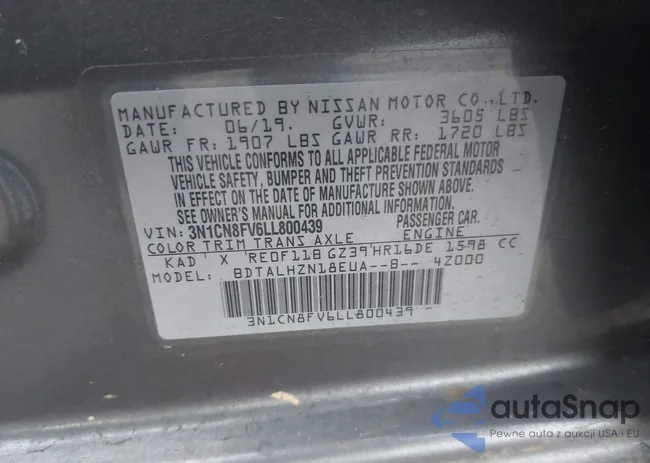 3N1CN8FV6LL800439: 44103761