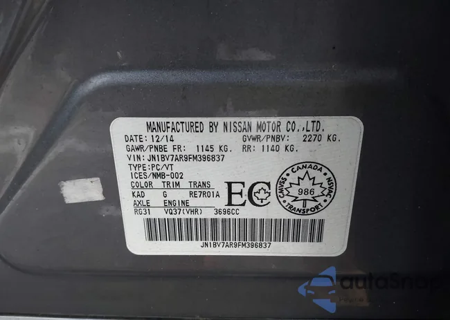 JN1BV7AR9FM396837: 44103763