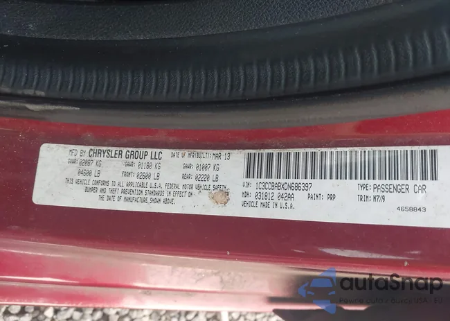 1C3CCBABXDN686397: 44103872