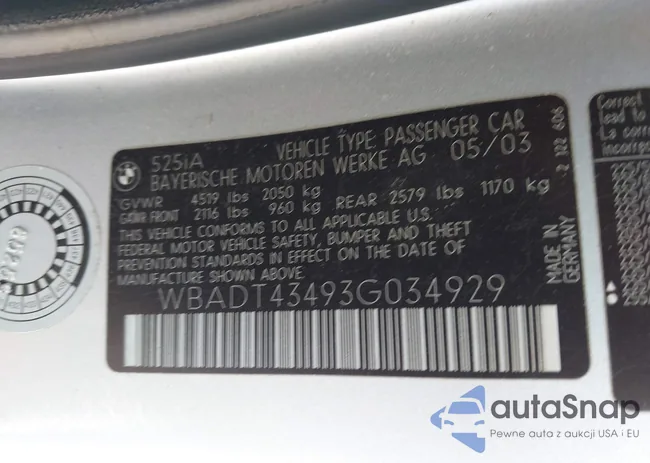 WBADT43493G034929: 44103946