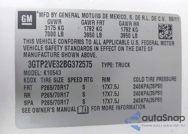 3GTP2VE32BG372575: 44104566