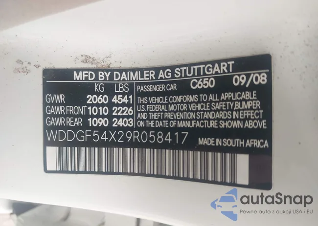 WDDGF54X29R058417: 44104635