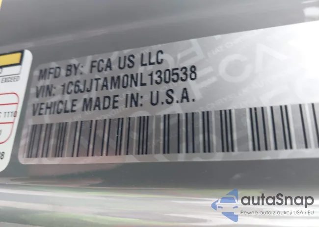 1C6JJTAM0NL130538: 44104748