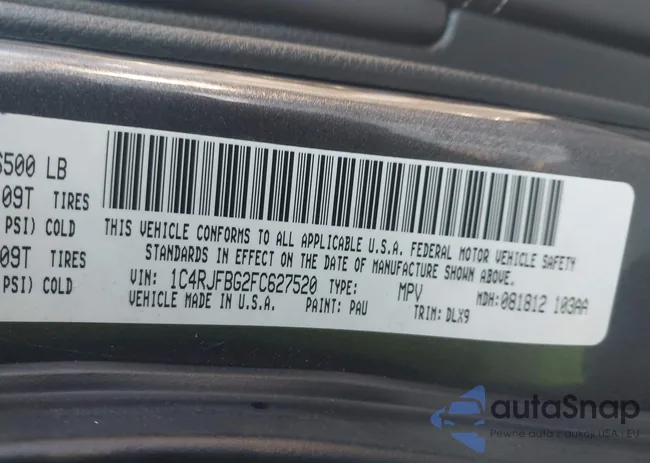 1C4RJFBG2FC627520: 44104860