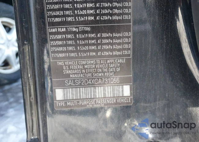 SALSF2D4XCA731056: 44104880