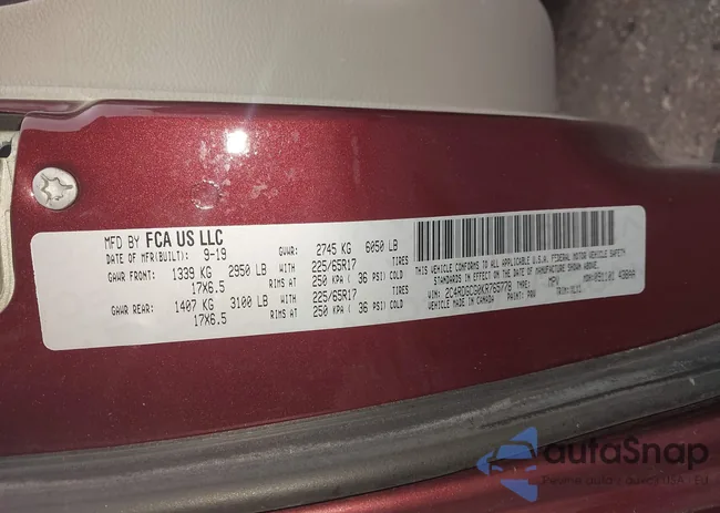 2C4RDGCG0KR765778: 44104883