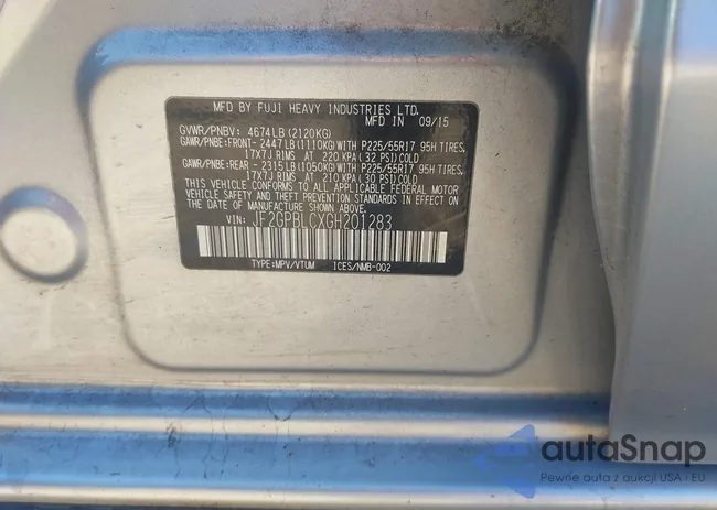 JF2GPBLCXGH201283: 44104904