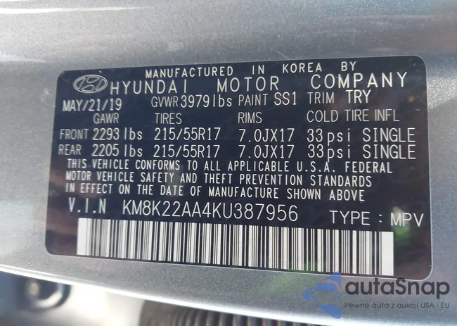 KM8K22AA4KU387956: 44104949