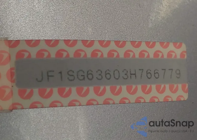 JF1SG63603H766779: 44104981