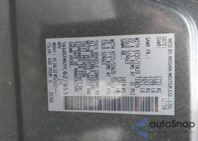 5N1AR2MN2FC627653: 44105034