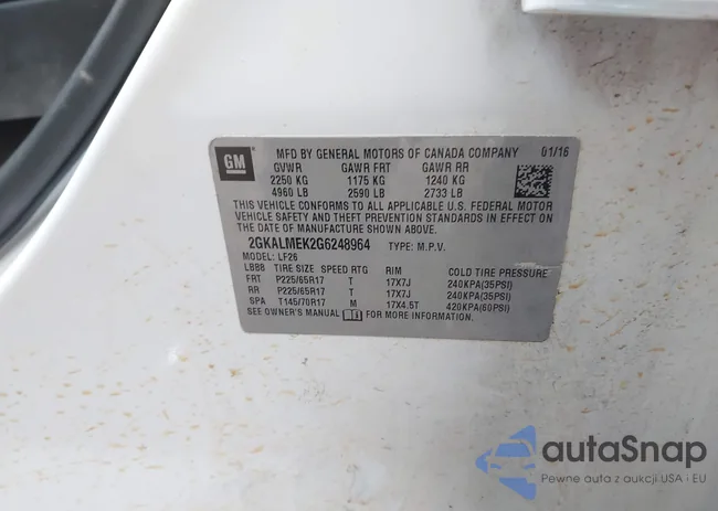 2GKALMEK2G6248964: 44105063