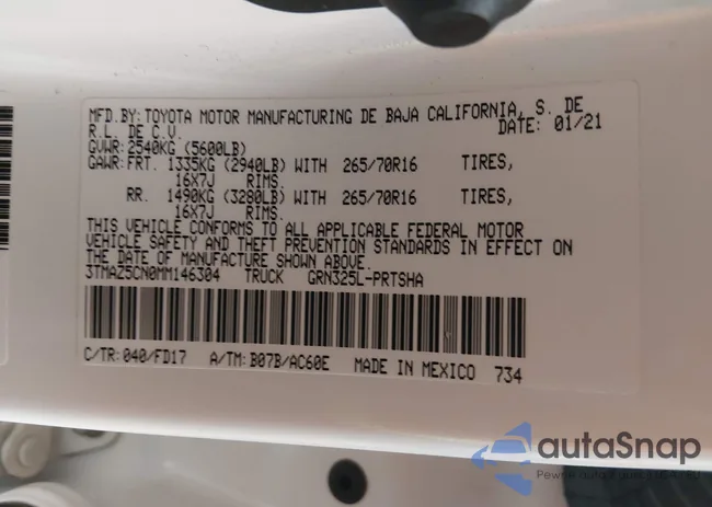 3TMAZ5CN0MM146304: 44105064