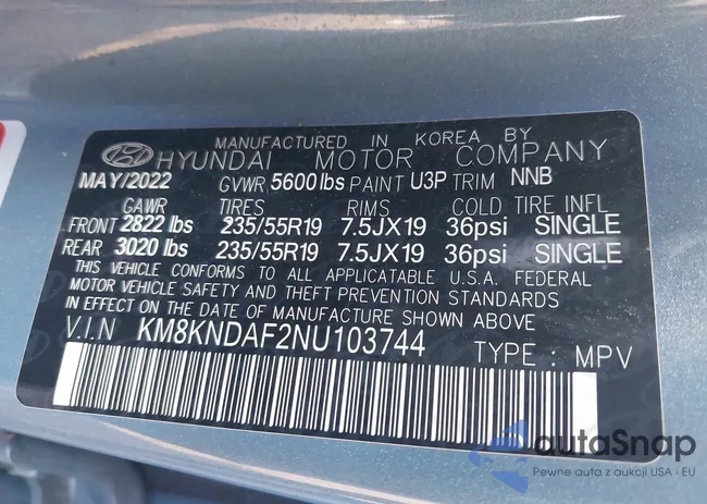 KM8KNDAF2NU103744: 44104164