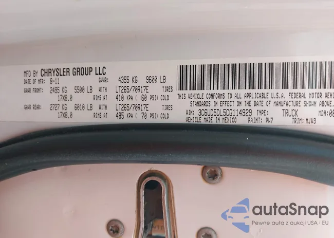 3C6UD5DL5CG114929: 44104206