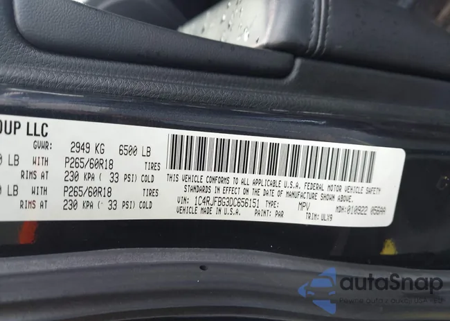 1C4RJFBG3DC656151: 44104210