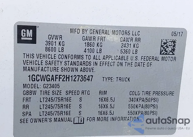 1GCWGAFF2H1273647: 44104252