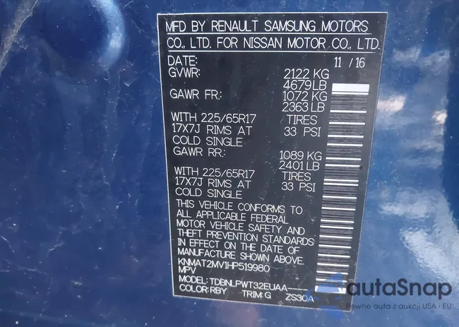 KNMAT2MV1HP519980: 44104270