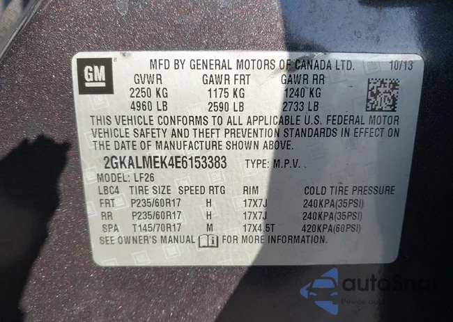 2GKALMEK4E6153383: 44104283