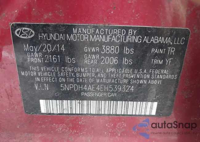 5NPDH4AE4EH539324: 44104326