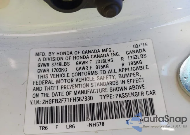 2HGFB2F71FH567330: 44104327