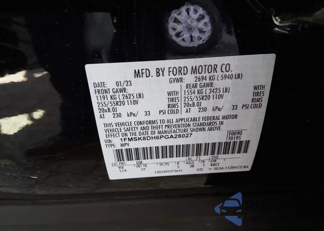 1FMSK8DH6PGA28027: 44104391