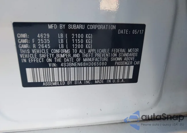 4S3BNEN68H3065080: 44104450