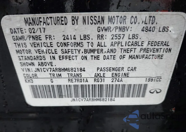 JN1CV7AR8HM682184: 44104495