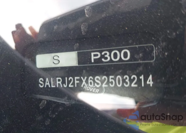 SALRJ2FX6S2503214: 44105583