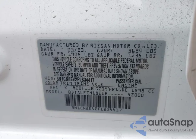 3N1CN8EV2PL834417: 44105242