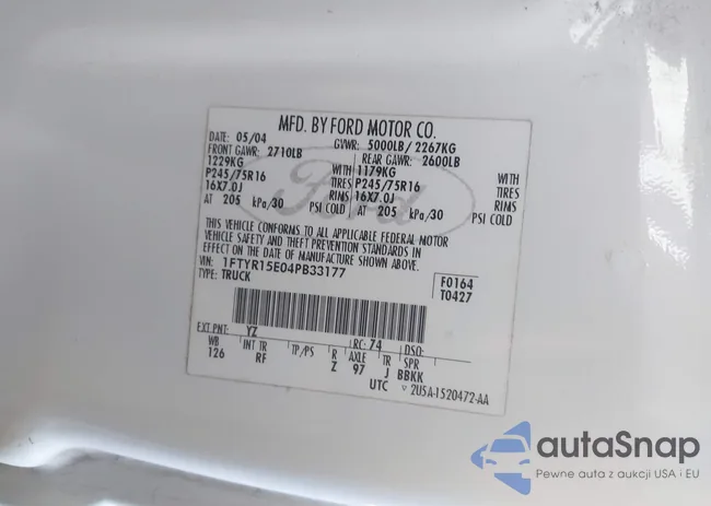 1FTYR15E04PB33177: 44105255