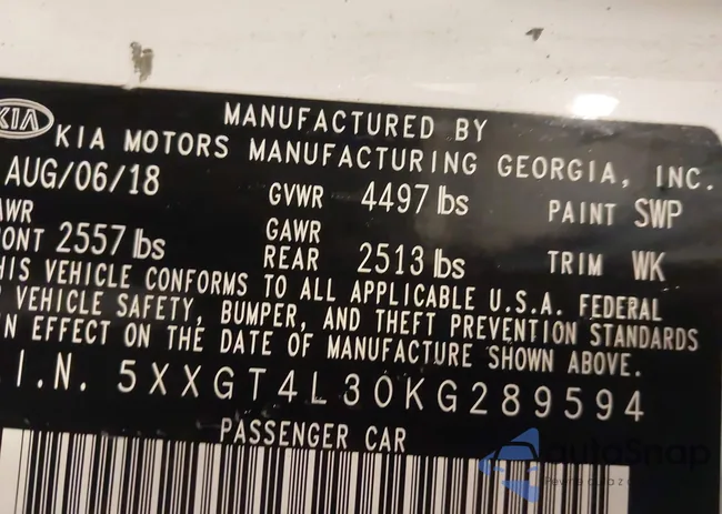 5XXGT4L30KG289594: 44105259