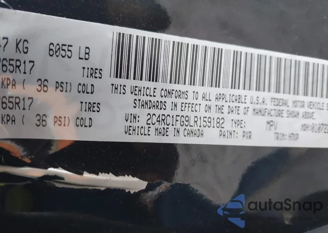 2C4RC1FG9LR159182: 44105279